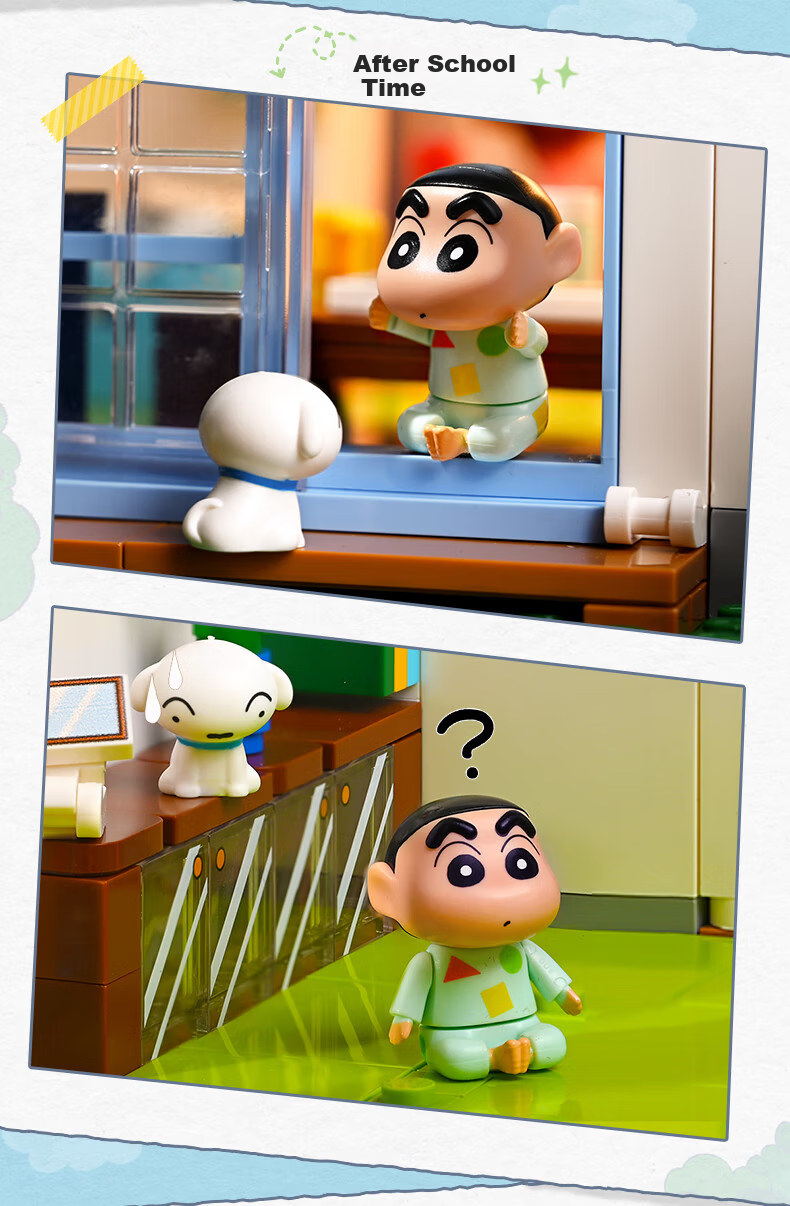 Keeppley Building Blocks Toy Small Particles Crayon Shin-chan Zoo Series Trendy Birthday Gift Koala Friend 16
