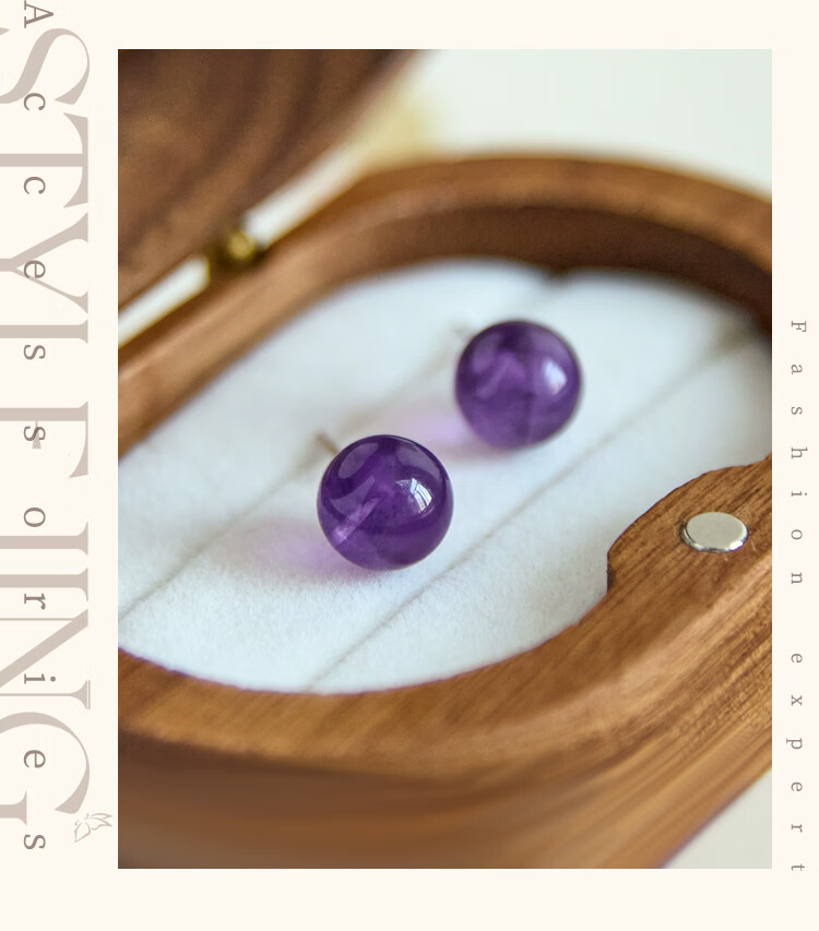 Jingfengge Four-Leaf Clover Silver Stud Earrings, Luxurious High-End Ear Jewelry, Piercing Care, Anniversary Birthday Gift for Wome 7