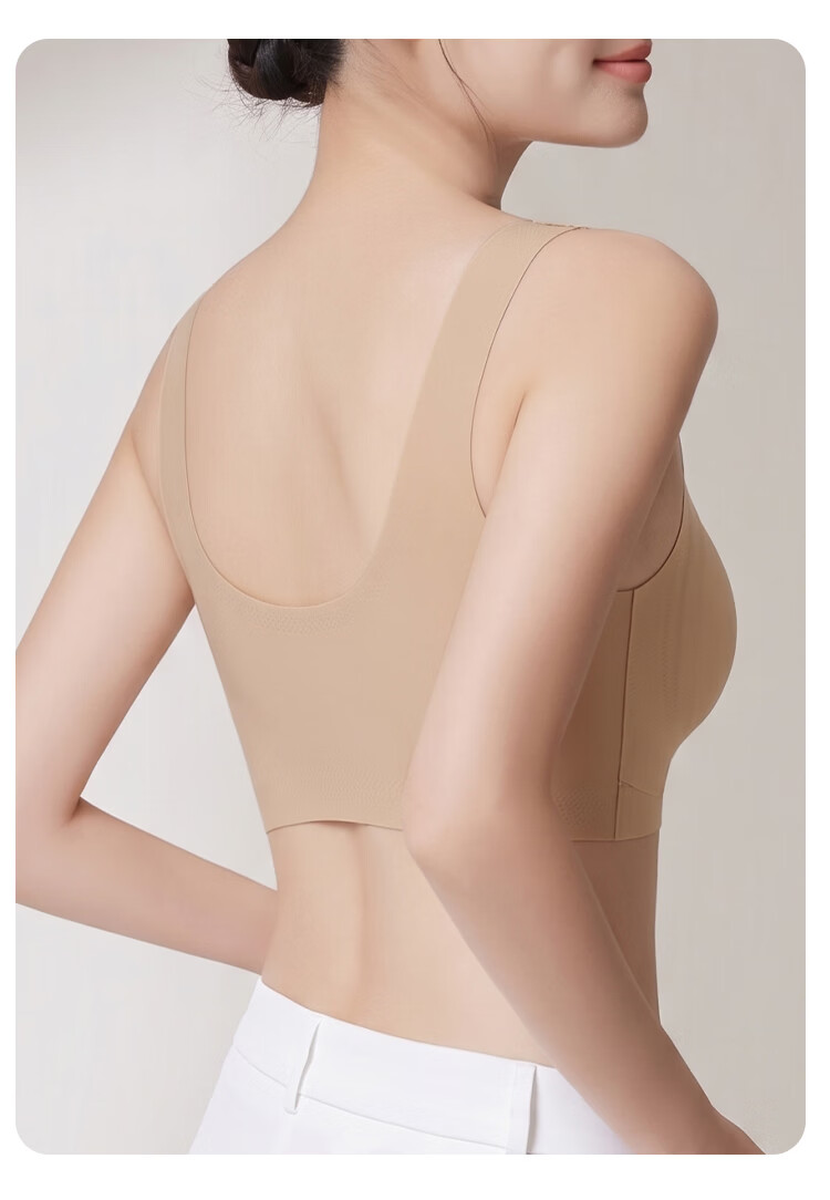 GRACEWELL [Lift And Support to Prevent Sagging] Thin Large-Bust Minimizer Women's Underwear, Seamless Foundation Bra, Side Support Brassiere 17