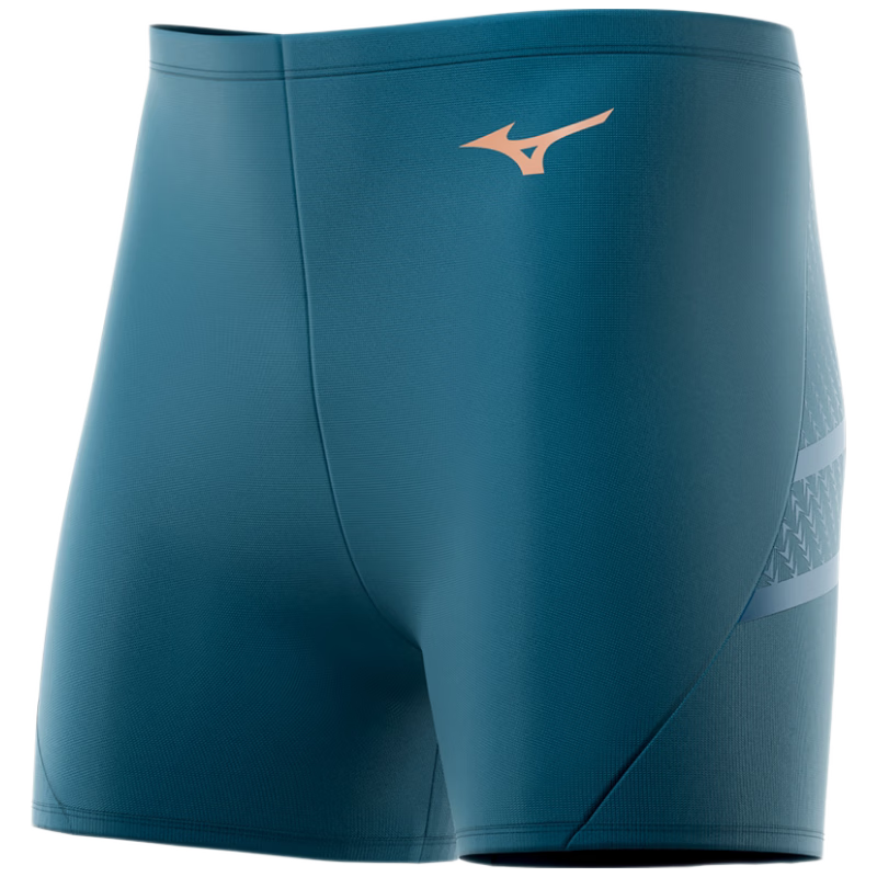 MIZUNO Men's Swim Trunks Square Leg Professional Quick-Dry Chlorine-Resistant Swimming Shorts Hot Spring Gear AD106 Panilan XL