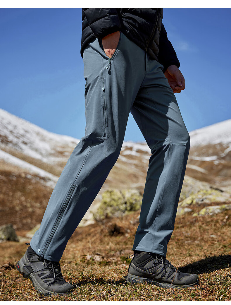 Toread Six-Panel Cordura Lightweight Casual Pants Men Quick-Dry Breathable Straight Windproof Durable Outdoor Sports Long Pants Summer 11