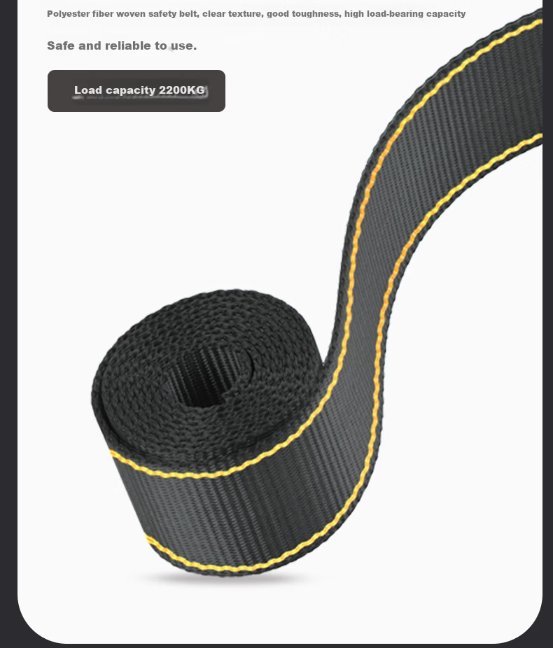 Locroyon Safety Belt Single Waist Electrician Construction Safety Rope Waist Belt High-Altitude Insurance Rope 6