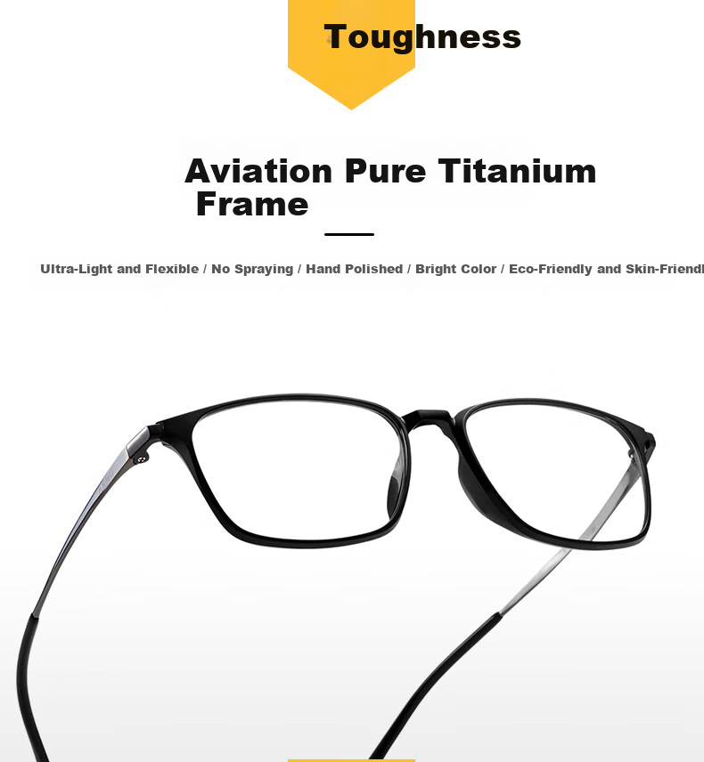 ARNO FOCUS ON YOUR EYES Reading Glasses for Men, High Definition Anti-Blue Light Imported Business Titanium Frame Ultra-Light Flexible Presbyopic Glasses A1017Q 150 Degrees 9