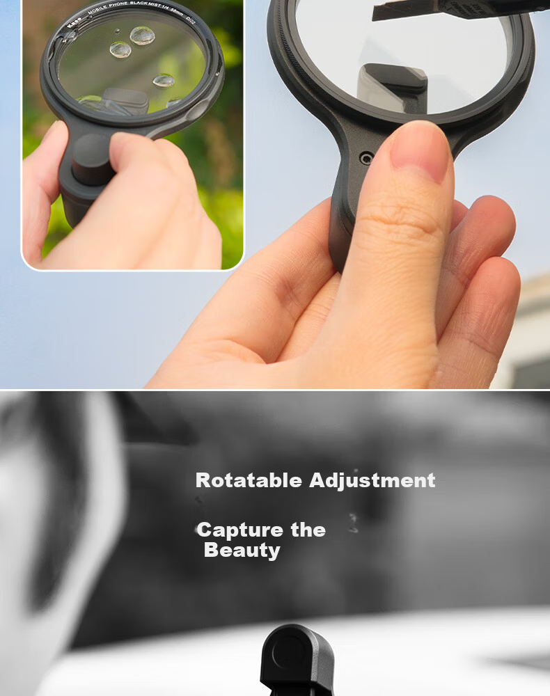 Kase Magnetic Polarizing Filter CPL Polarizer with Phone Clip Set for Landscape, River, Museum, Street Photography, Travel Photography Filter Kit 7