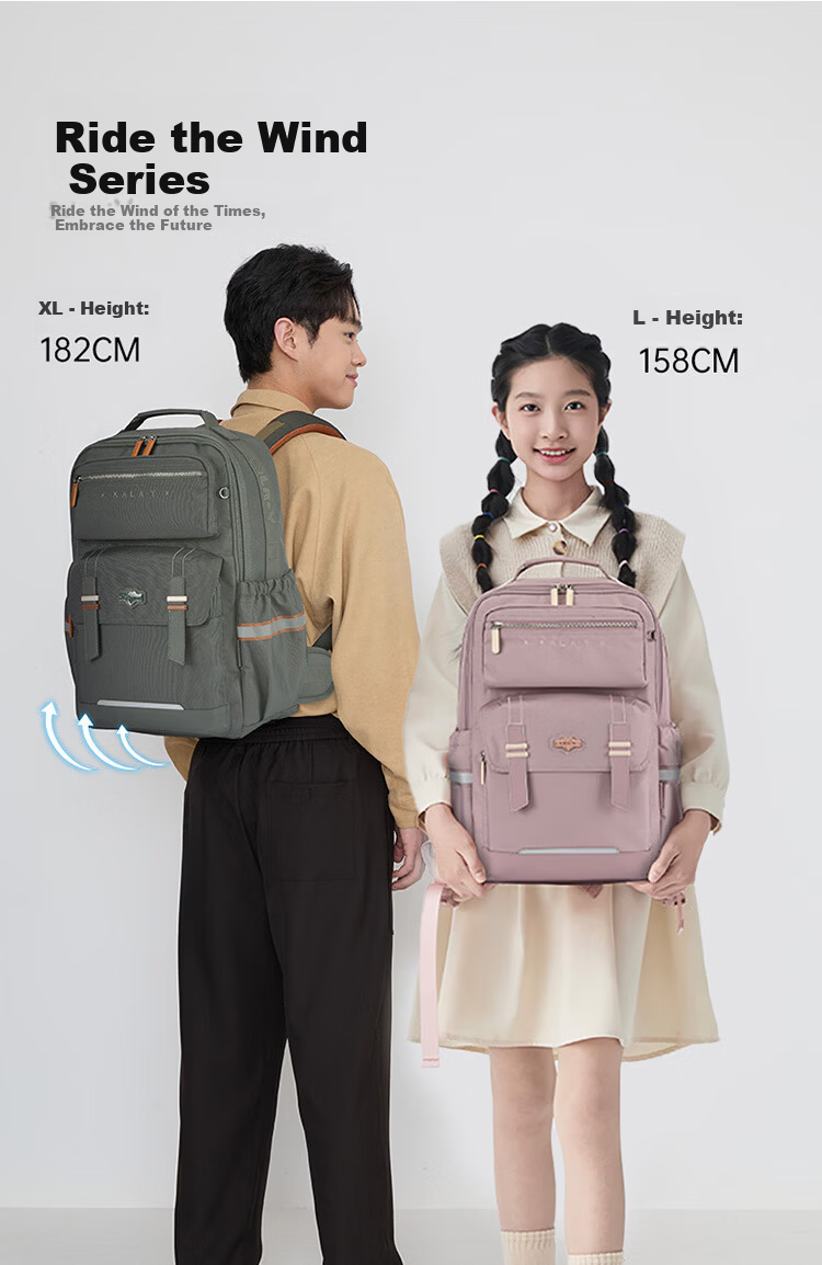 Kala Sheep [2026 New Model] Junior High School 7-9 Grade Cloud Backpack ProMax Large Capacity Spine Protection Anti-Droop Bag 3