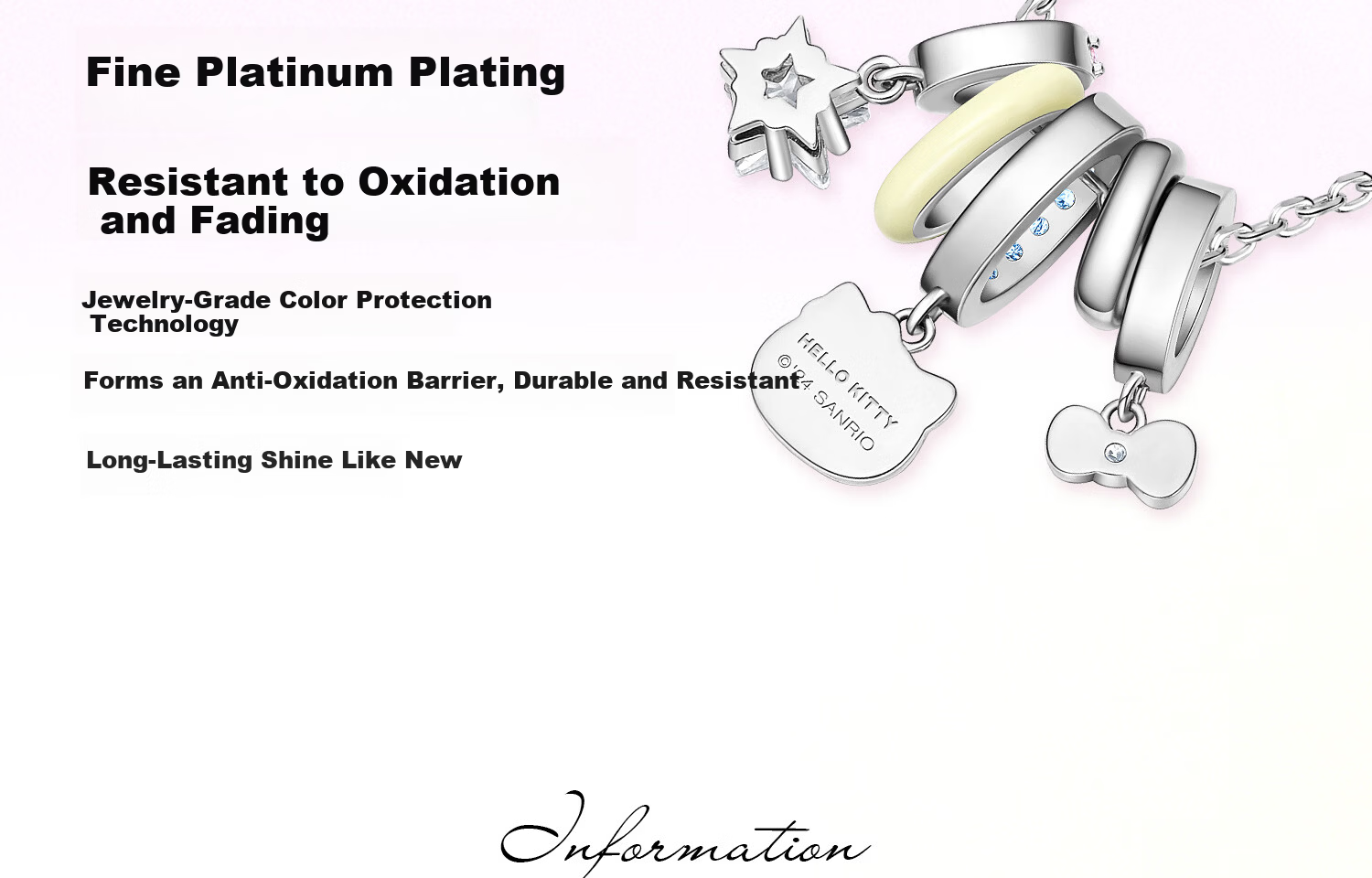 ChaoSeHui Hello Kitty Dopamine Necklace Women's Pendant Birthday Gift Luxury Girlfriend Necklace 3230 18