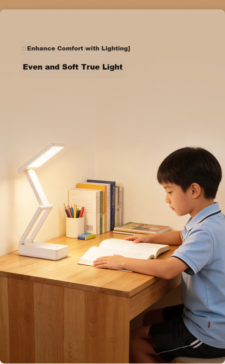 OPPLE Rechargeable Eye Protection Desk Lamp Student Study Lamp 10000mAh Long Battery Life Blue Light Protection Anti-Myopia National Grade A 12