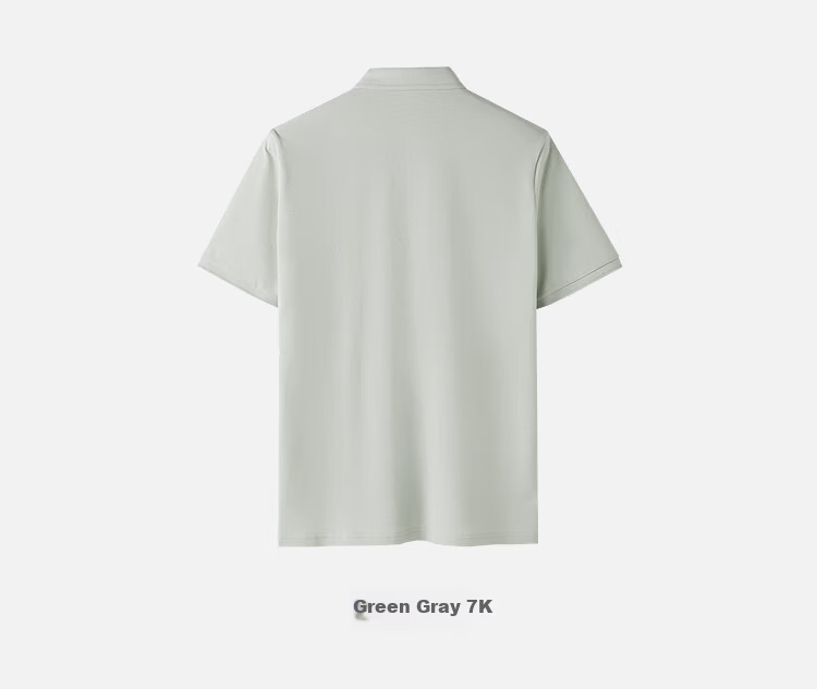 HLA Heilan Home Men's Short Sleeve Polo Shirt 26 Mountain Series Cool and Breathable Summer Short Sleeve 4