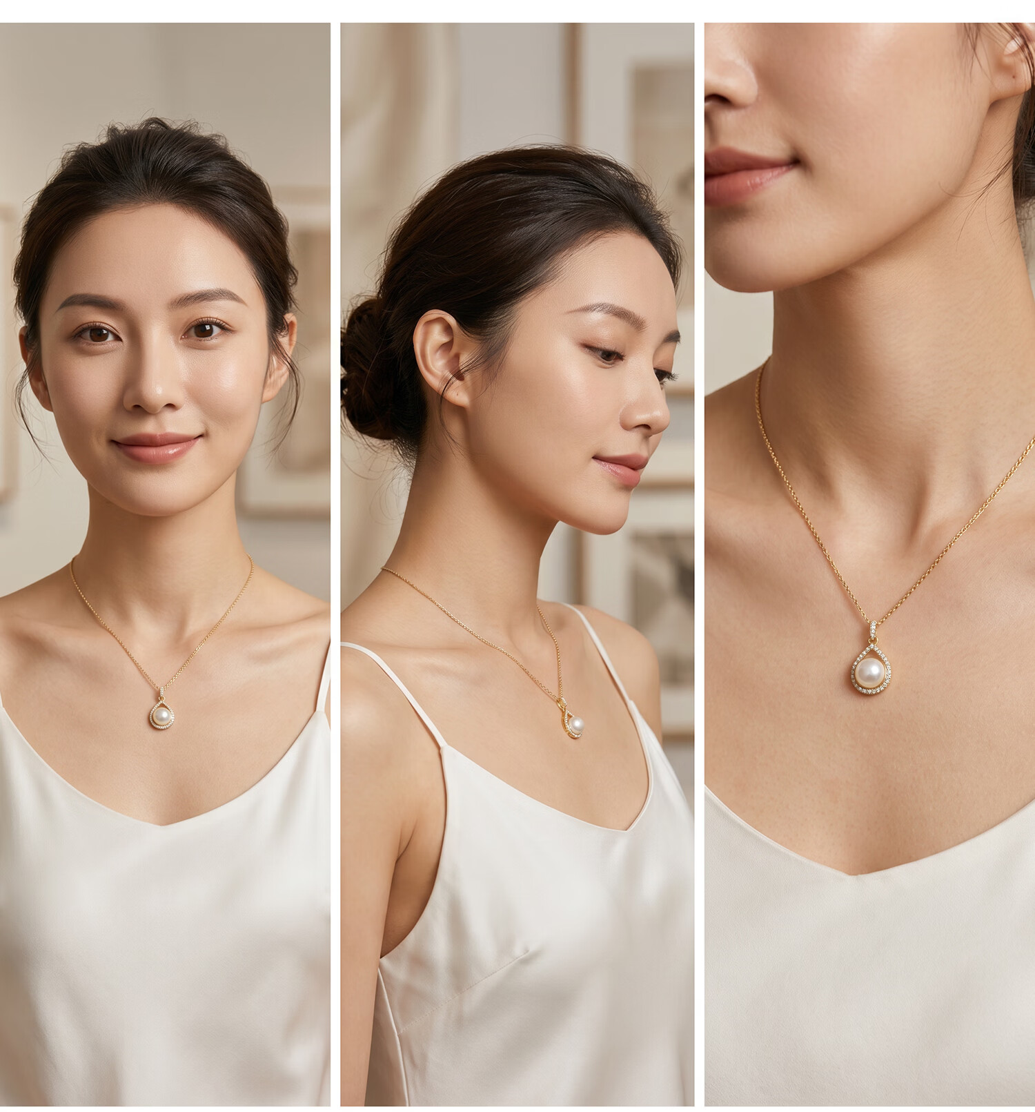Demi Near Round 6-7mm with 8mm Red Agate Freshwater Pearl Necklace Pendant Birthday Gift for Girlfriend Wife 5