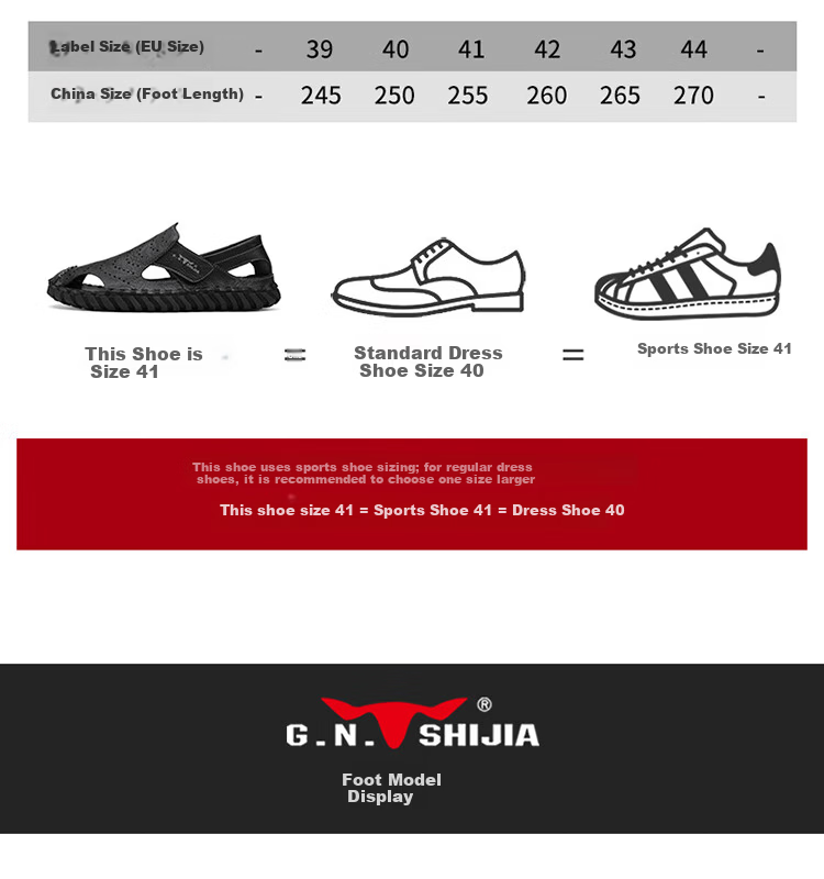 Bull Family Leather Sandals Summer Beach Shoes Men's Driving Outdoor Casual Trendy Soft Leather Soft Sole Handmade Hole Sandals 9