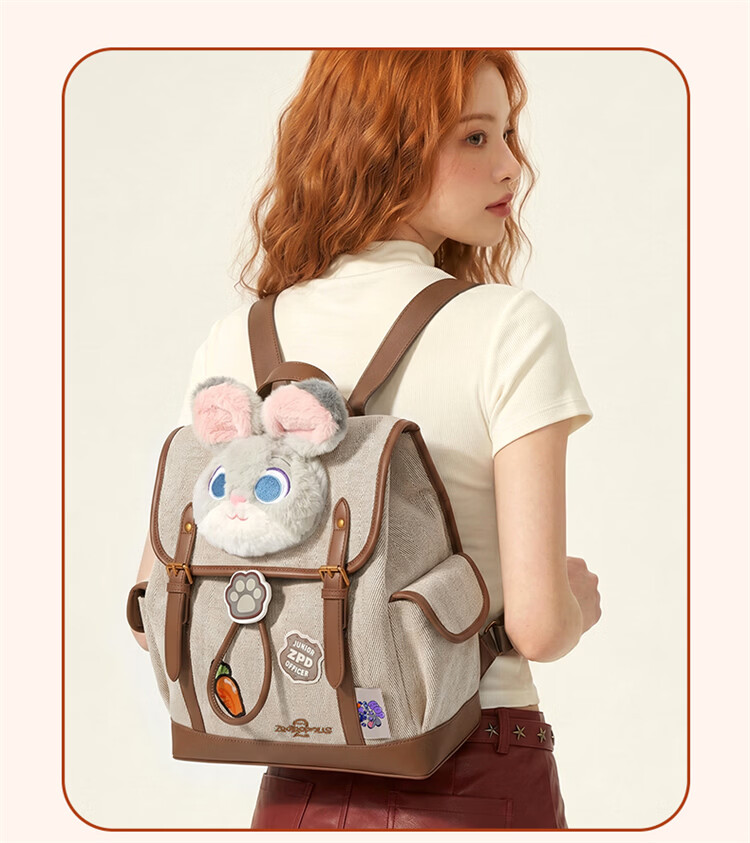 Disney Zootopia Large Capacity Women's Backpack Gift Box Birthday Present for Girls 13
