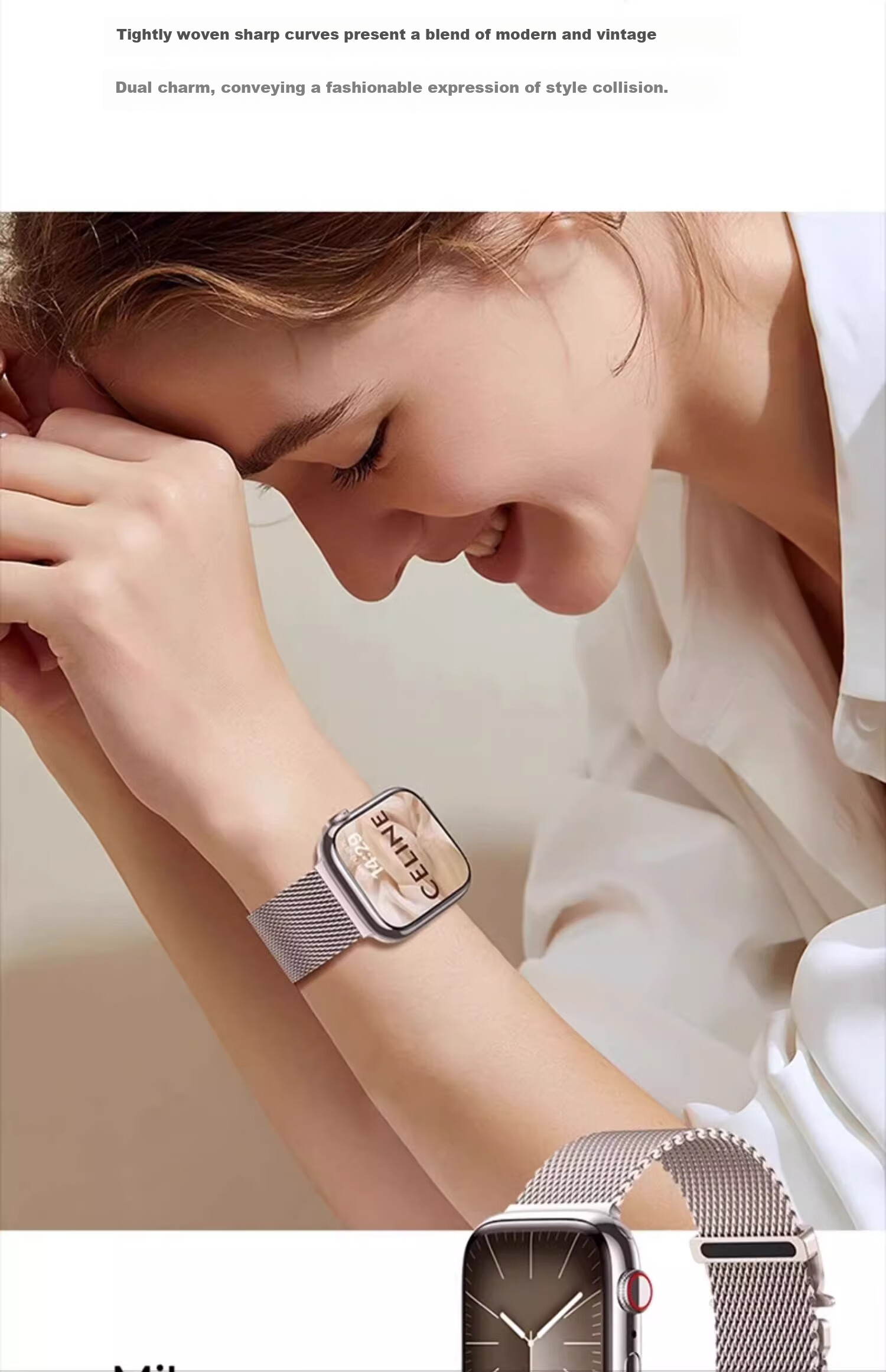 Biaodai Brother Apple Watch Ultra 3 Band Pure Titanium Metal Apple Watch Ultra 2 Silicone SE3 Titanium iWatch S11/10/9/8/7 Magnetic Titanium Wristband 4