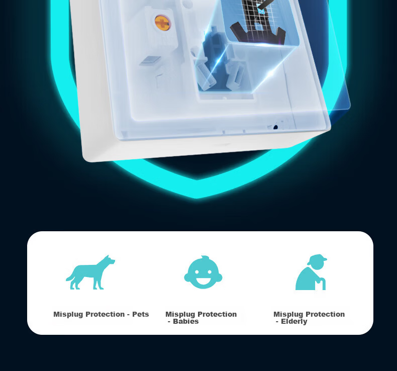 DELIXI Surface Mounted Switch Socket Large Panel 158 Series Two-Gang Single Control Five-Hole Socket 11