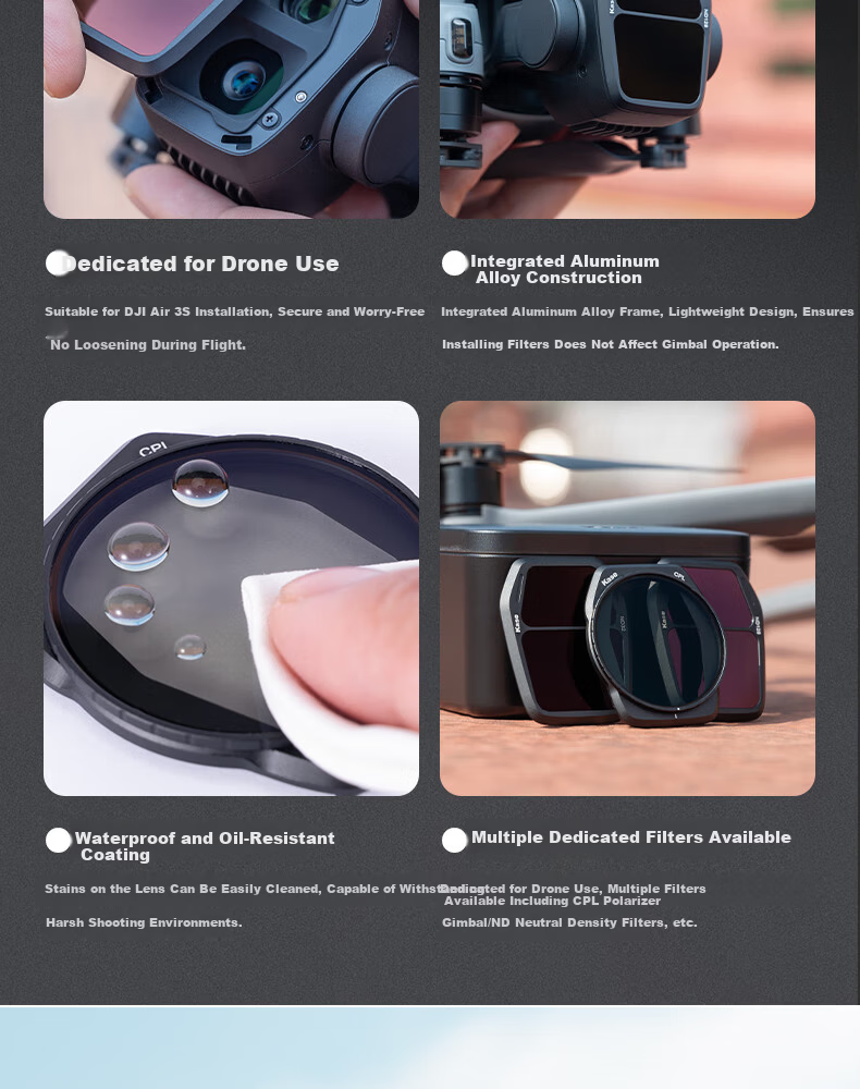Kase DJI Mavic 4 Pro Drone ND64 Neutral Density Filter 4