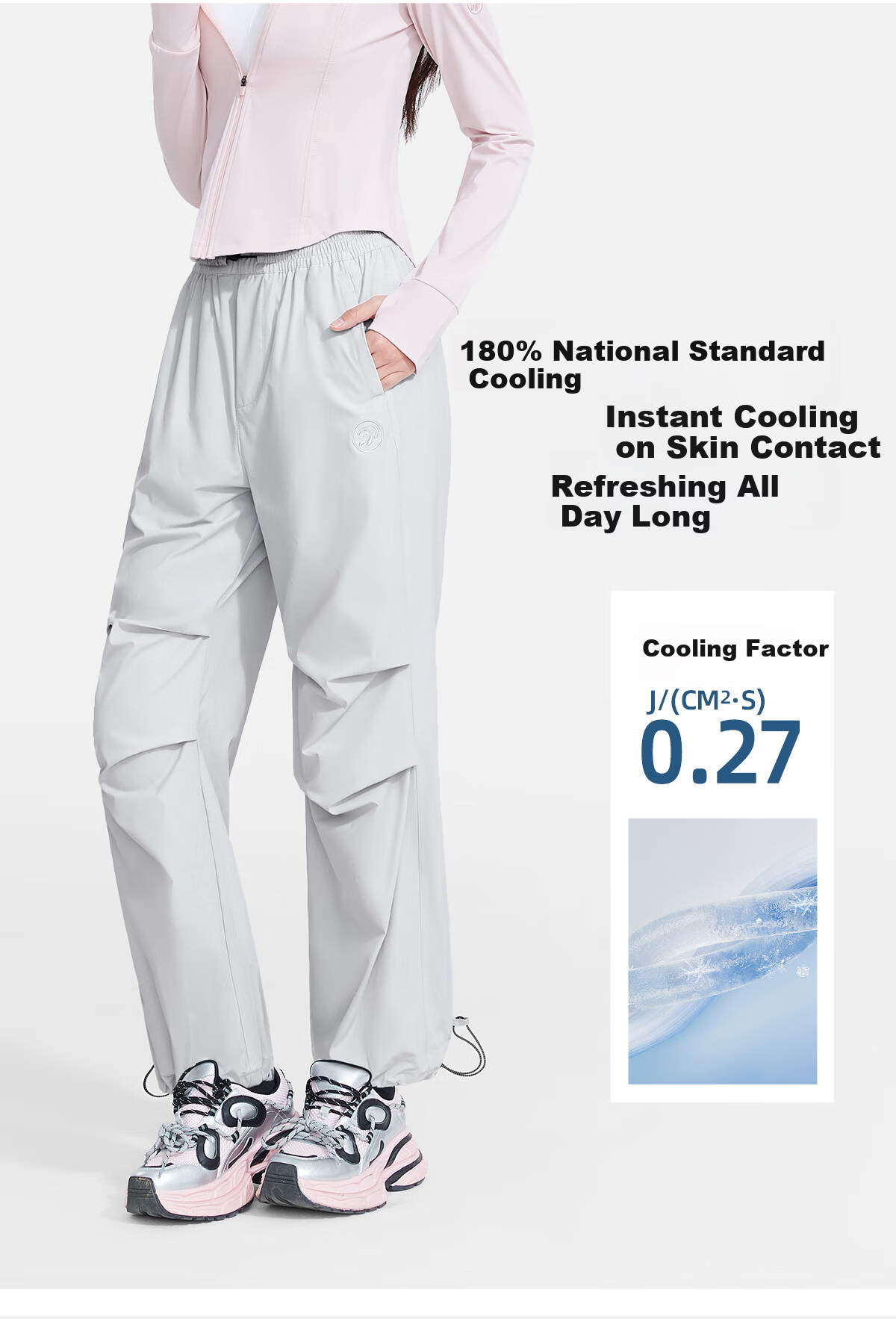 Xiongmao Luotuo Series Cooling Summer Pants for Women, Paratrooper Style, Outdoor Hiking Versatile Straight-Leg Quick-Dry Pants 9196 Brown, XXL 5