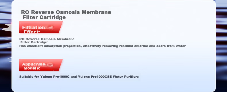 Angel Yulong Tianchi 1000G RO Membrane Filter Cartridge Finished Product - SP LX-3620R0120 1