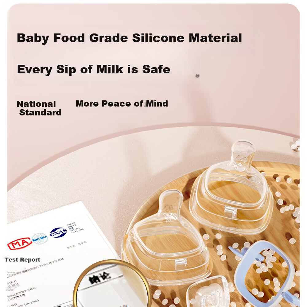BAYTIM Compatible Hegen Baby Bottle Nipple Stage 2 Anti-Colic Nipple Accessory 9