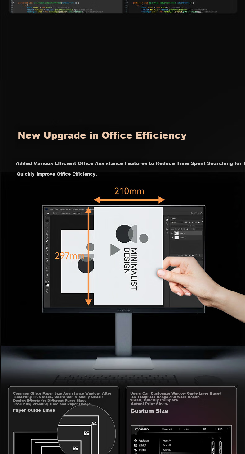 Union Innovation 27-inch 4K Apple Color 120Hz HDR500 Type-C 90W Mac External Monitor 99% P3 Color Gamut 2000:1 Professional Design Office Monitor CB27U1 12