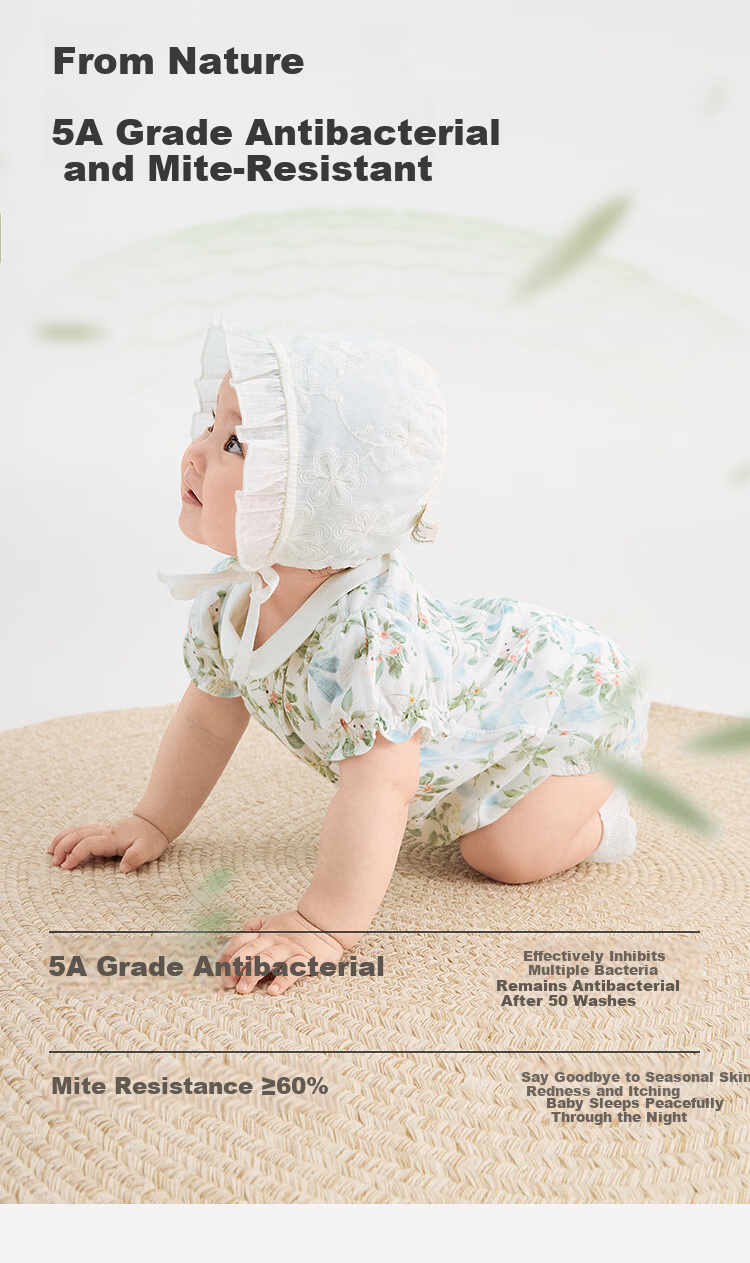 Balabala【balaOne】Kids Baby Triangle Romper 2026 Summer Cute Playful 4