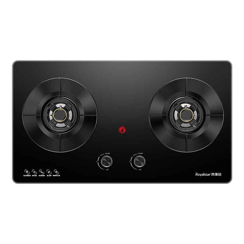 Royalstar Extraordinary Series Gas Stove Dual Burner Household 5.0kW LPG Built-in Desktop Gas Cooker First-Level Energy Efficiency 70% Thermal Efficiency JZY-S51B