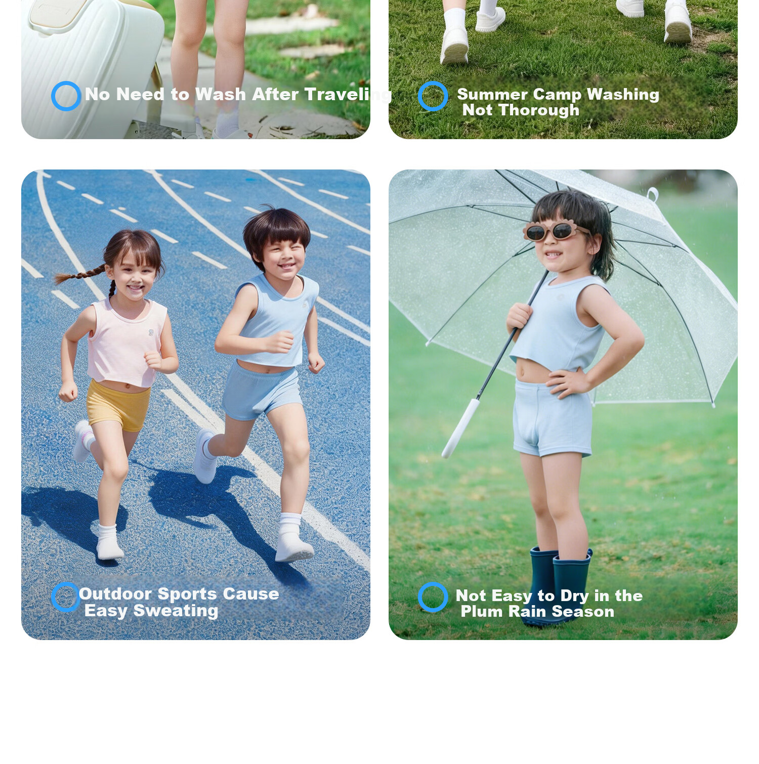 BADIGAO Disposable Cotton Children's Underwear Daily Use Boys Girls Boxer Medical Grade Sterile Wash-Free Shorts 11