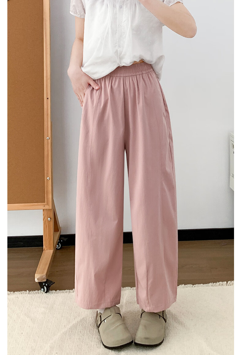 Borui Women's Summer Lightweight Breathable Quick-Dry Cropped Pants 2026 Latest Carrot Style Casual Sports Pants Navy Blue 21