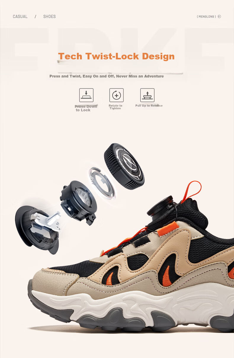 ERKE Kids Casual Shoes Boys and Girls Children's Youth Cushioning Warm Sports Shoes Black/Silver/Carbon Gray Size 40 11