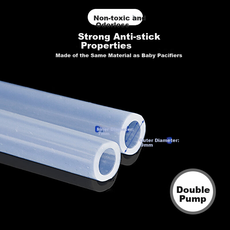 Zilu Silicone Tube Water Pump Hose 1m Dual Pump Model Inner Diameter 7mm