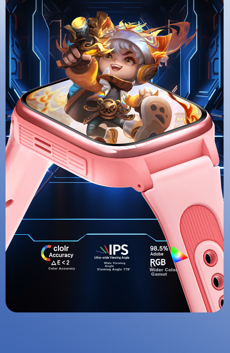 BEXEI Kids Smartwatch for Huawei and Apple Phones, Remote Positioning, Full Network, Waterproof, SIM Card, Genius Phone Watch for Elementary to High School Boys and Girls 5