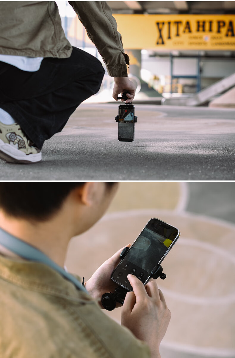 SUREWO First-Person View Magnetic Quick-Release Neck Strap Chest Phone Mount Neck-Worn Phone Holder for Cycling Fishing Anti-Shake Shooting Daily Vlog Live Streaming Accessory 7