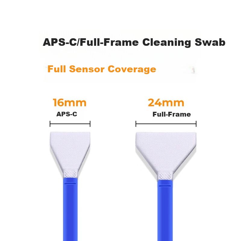 K&F CONCEPT Cleaning Rod Set for DSLR Camera CMOS Sensor CCD Cleaner Half-Frame Dust Cleaning Tool Compatible with Canon Sony Nikon Full-Frame Cleaning Rods*10 1