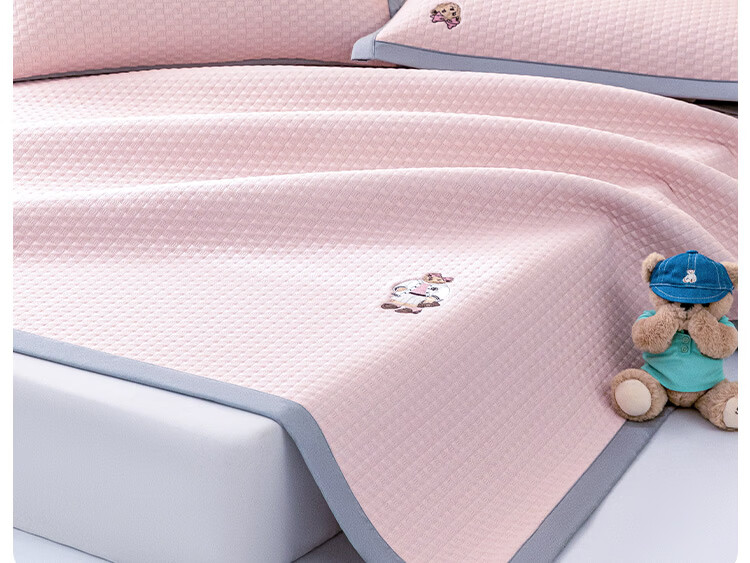 Teenie Weenie Class A Ice Bean Cooling Bed Sheet Summer Cool Ice Silk Mattress Cover Machine Washable Soft Double Air Conditioning Mat 1.5m Bed 2