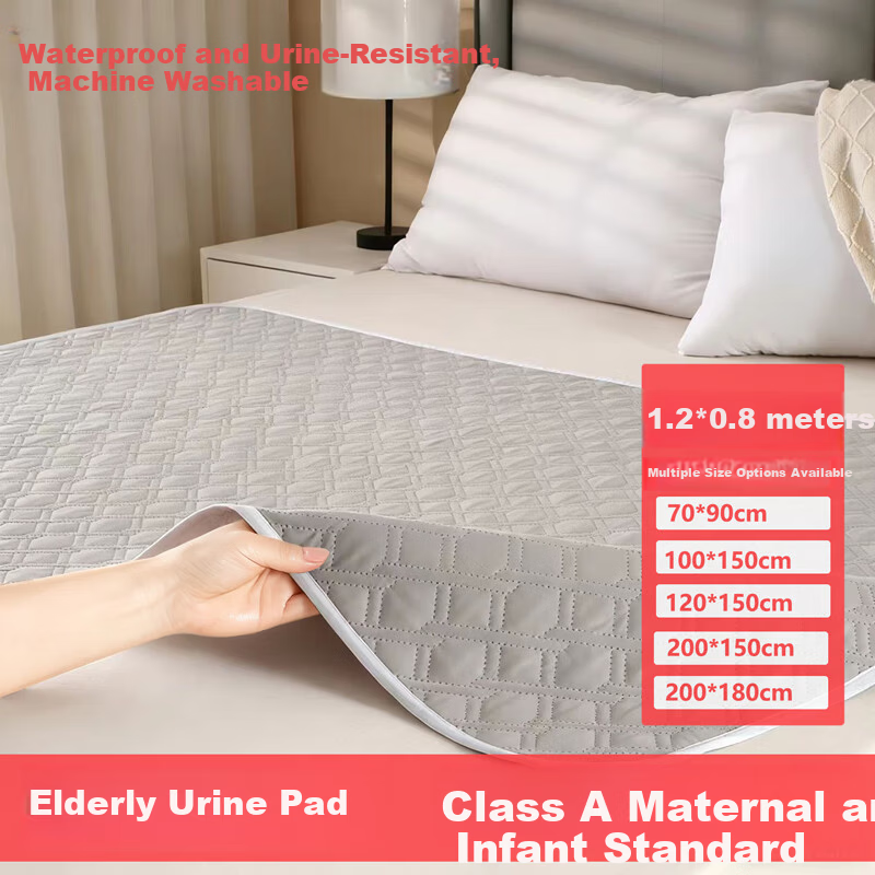 FumanTu Adult Washable Waterproof Incontinence Pad Elderly Care Bed Sheet Large Size Bedridden Diaper