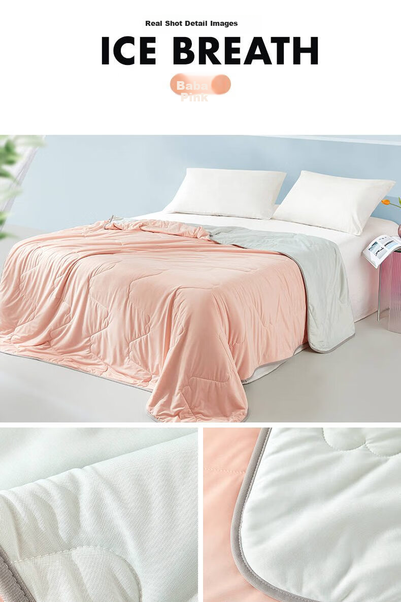 LOVO Luolai Home Textiles Class A Cooling Summer Quilt Cooling Value 0.39+0.29 2x2.3m JINGDONG Customized Versio 12
