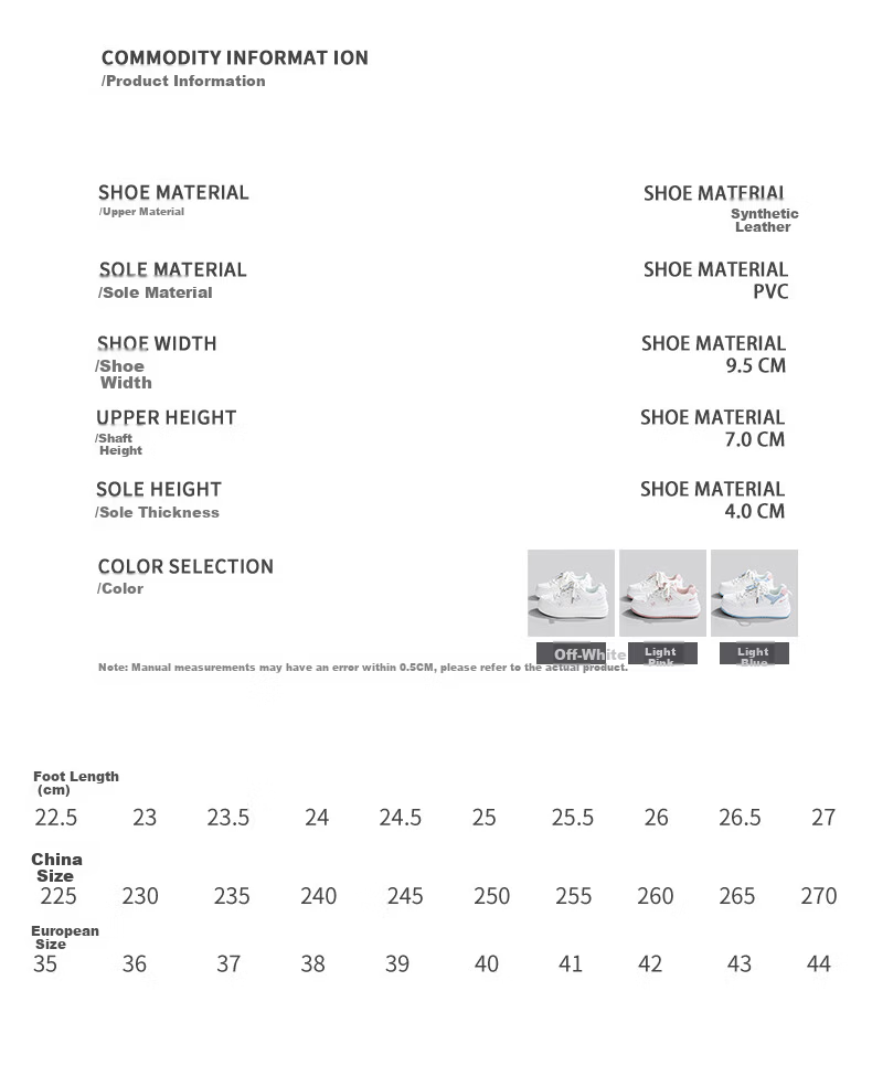 Warrior Butterfly Women's Autumn New Versatile Creamy Fufu Thick Sole White Sneakers Canvas Shoes Mesh Student Shoes Off-White 37 1
