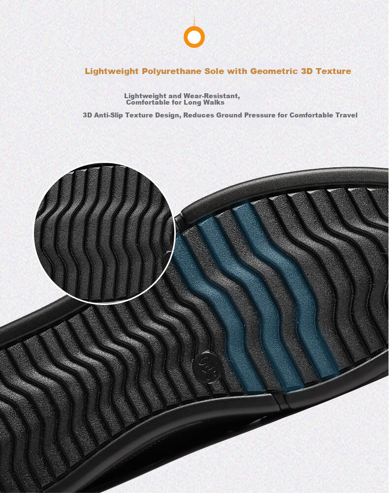 LAORENTOU Men's Shoes, All-Season Business Formal Shoes, Low-Top Shoes, Sheepskin Slip-On Shoes, Polyurethane Sole Lightweight Shoes, LA12046, Black, Size 42 11