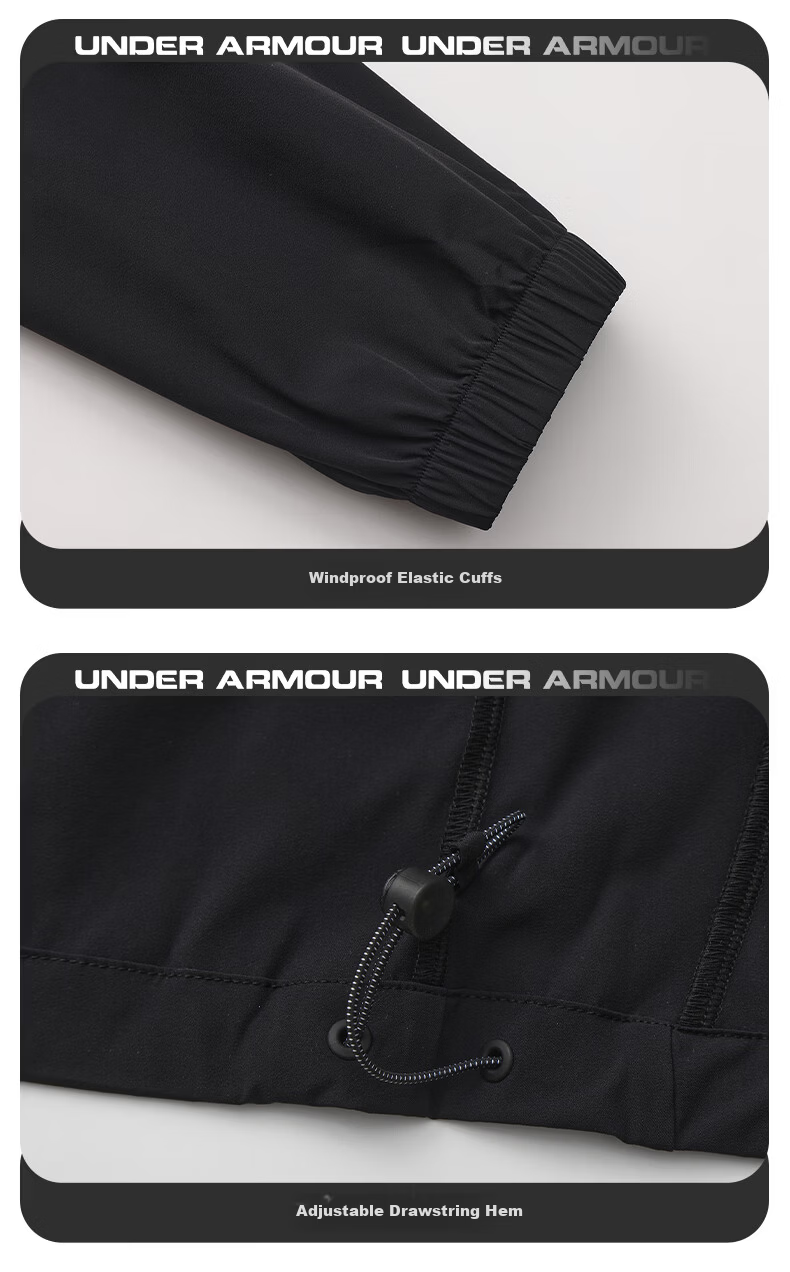 Under Armour Men's Sports Jacket, Summer New Style Sun Protection Clothing, Ice Silk Cool-Feeling Breathable Lightweight Outdoor Running Training Jacket 17
