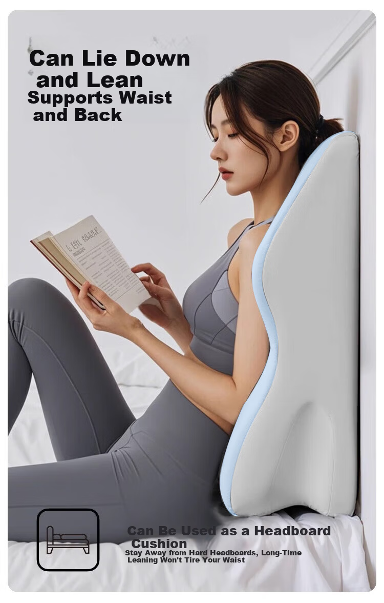 Jingmao Prone Sleeping Pillow Backrest Cushion Large Bed Headrest Home Multifunctional Couple Pillow 4