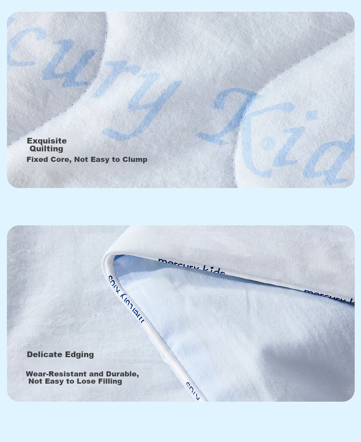 MERCURY Kids Summer Cooling Quilt, 100% Xinjiang Cotton, Air Conditioning Quilt, Machine Washable, Antibacterial, Class A Pure Cotton, Kindergarten Quilt, 120*150 11