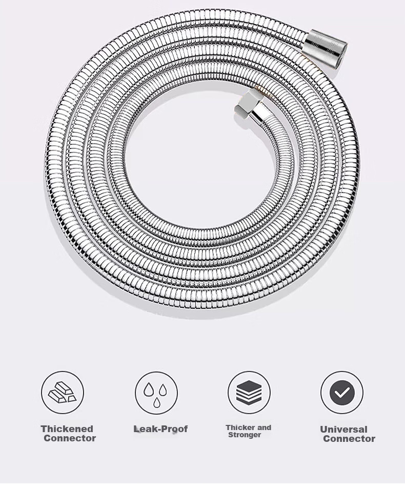 X-GRKE Germany High-Pressure Shower Head Set with Hose and Filter, Powerful Water Flow Booster 25