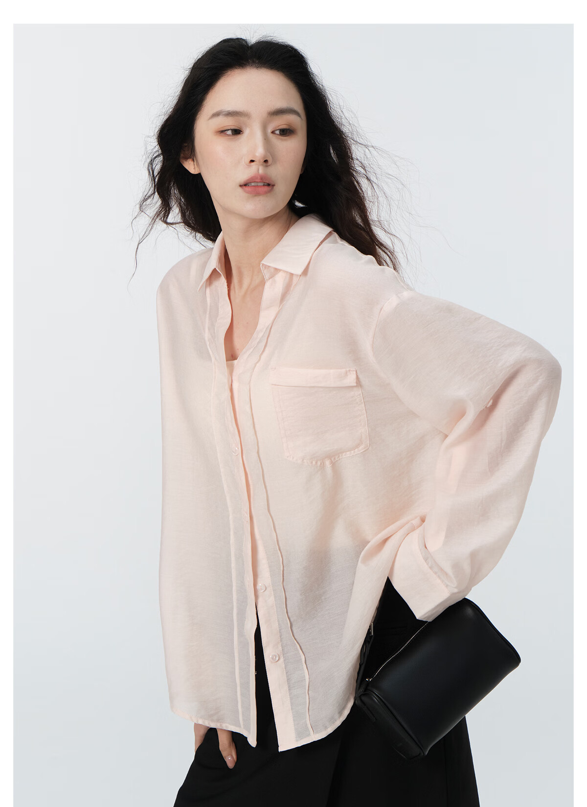 RA&RN RARN/Love Like You Lightweight Lapel Lyocell Shirt 34