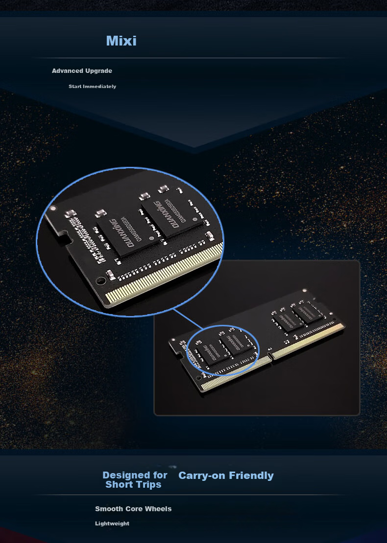 Quanxing 8GB DDR4 2666MHz Laptop RAM Single Stick Student Office Upgrade Stable Compatible High Performance S2666 1