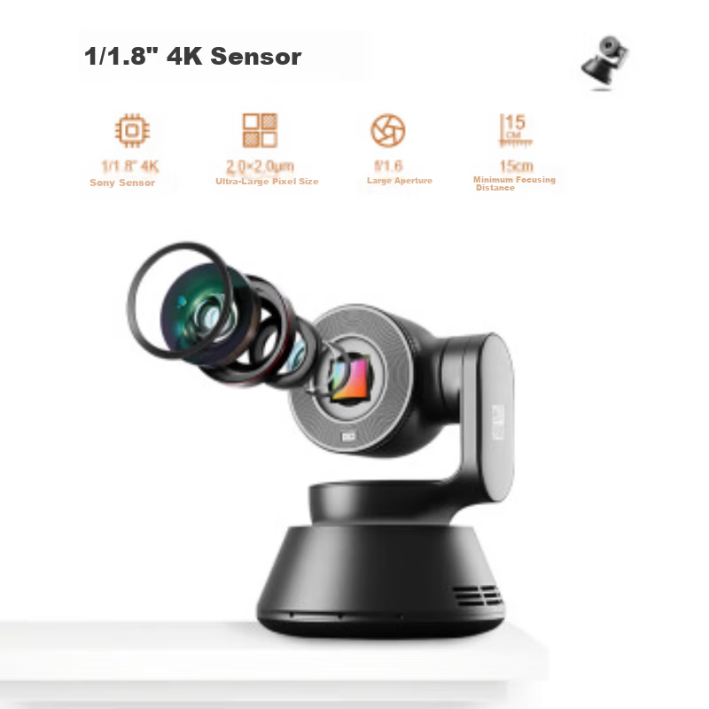 TCHD Video Tianchuang Hengda TC-Ai X5 Pro 4K Live Streaming Camera Kit with Beauty Filter for Professional HD Live Broadcast and Vertical Screen Entertainment