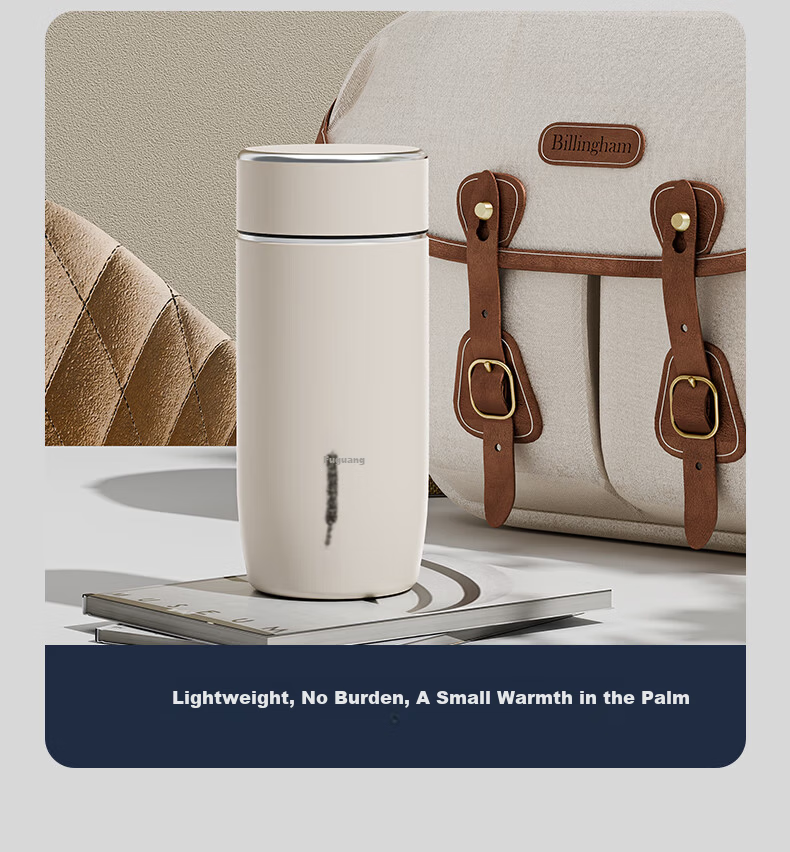Fuguang Insulated Water Bottle for Men 316L Stainless Steel Portable Business Travel Tea Cup 14