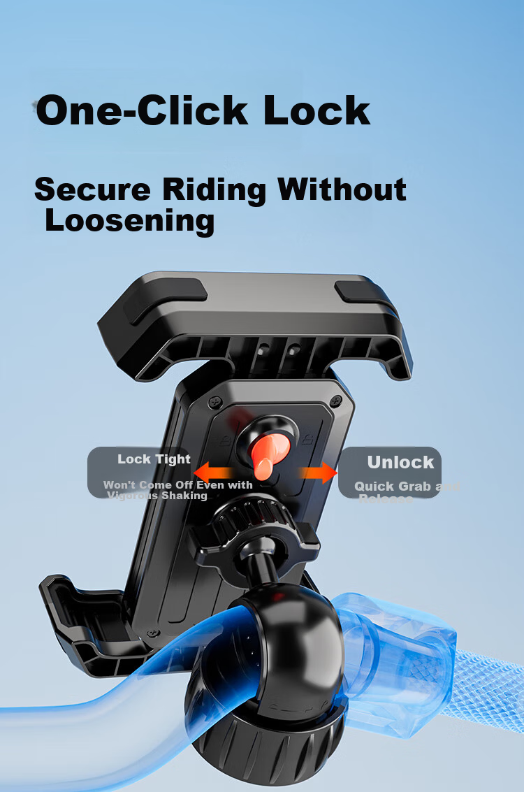 JD Jingzao Triangular Locking Electric Vehicle Phone Holder Motorcycle Battery Bicycle Delivery Rider Shockproof Anti-Shake Rearview Mirror Mount 6