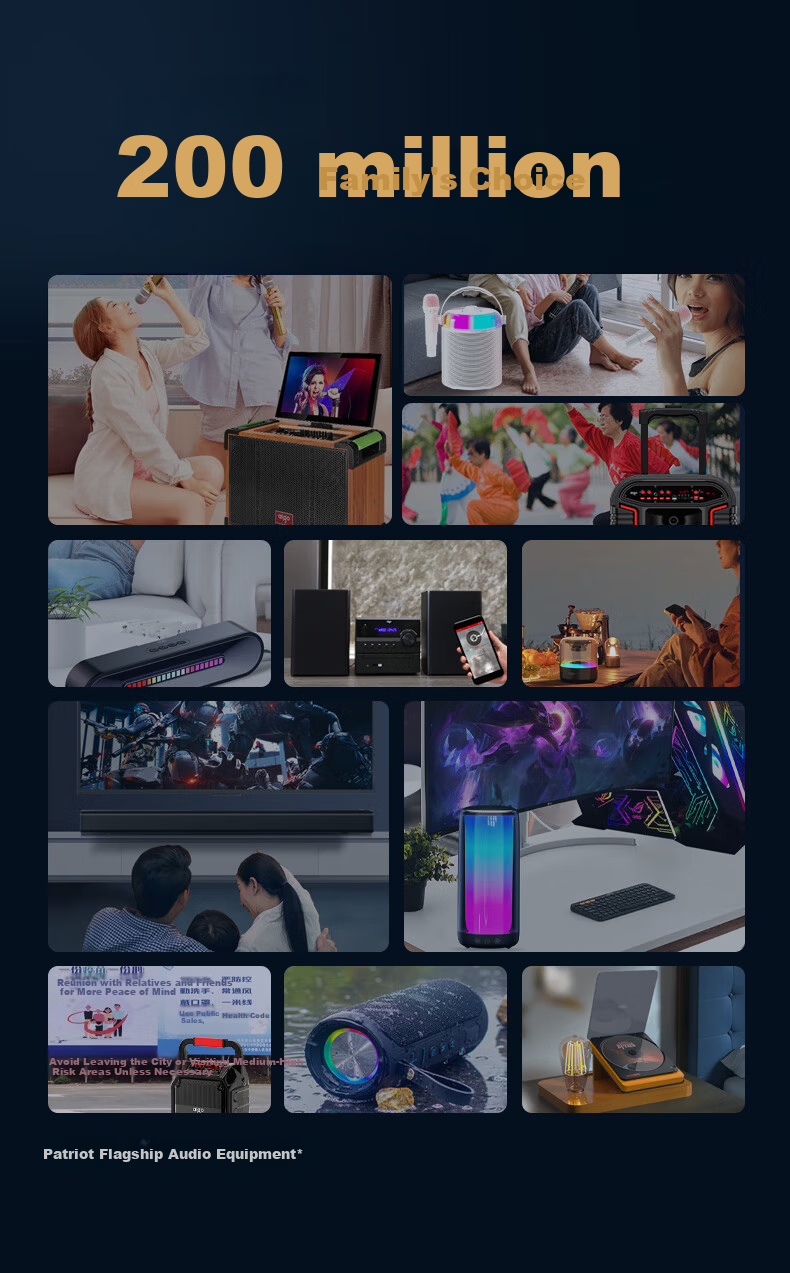 Aigo K2 China Red Wireless Microphone Home KTV Voice Changer Karaoke Speaker TV Douyin Live Noise-Cancelling Bluetooth Singing Handheld Microphone All-in-One Entertainment System 17