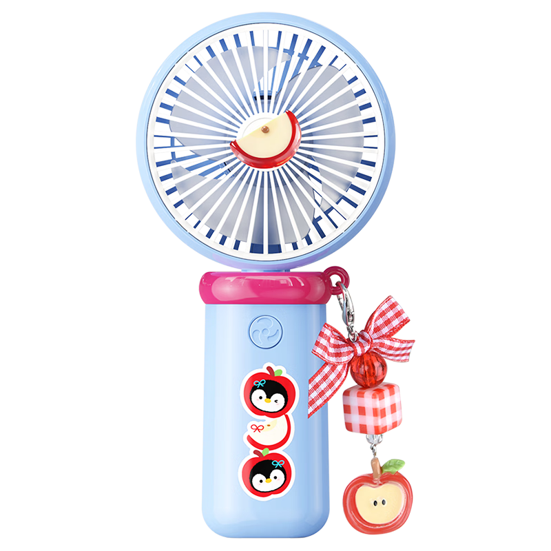 SiyiCai Handheld Mini Fan 2026 New Cooling Air Conditioner with Bracelet Cold Wind Foldable Neck Hanging Ultra-Powerful Portable Small Mini Cooling Apple Green