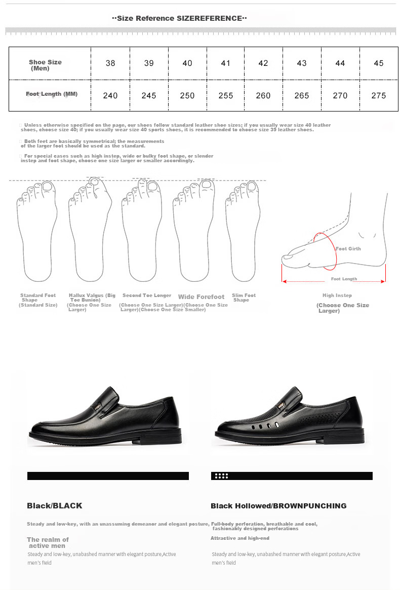 LAORENTOU Men's Business Formal Leather Slip-On Driving Shoes First Layer Cowhide Black Size 38 A90135 5