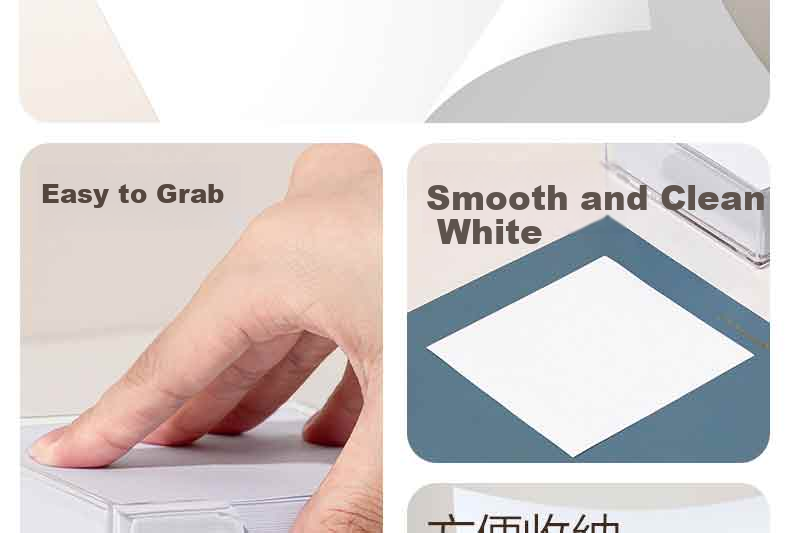 Deli 147×101mm 300-Page Memo Pad Office Supplies 7702 4