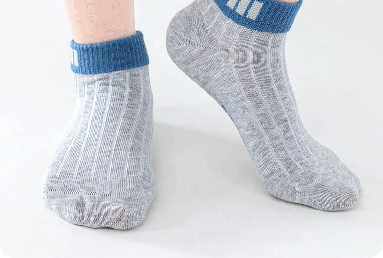 JEEP Kids Summer Thin Socks 100% Cotton 10A Antibacterial Odor-Resistant Mesh Breathable Sports Boys Socks for Older Children 2